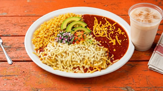 Burrito Plate & Sip Combo.