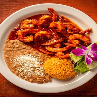 Spicy Diabla Shrimp Plate